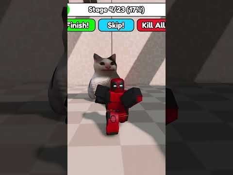 DEADPOOL BYE BYE escape BELUGA CAT'S PRISON RUN #roblox #shorts