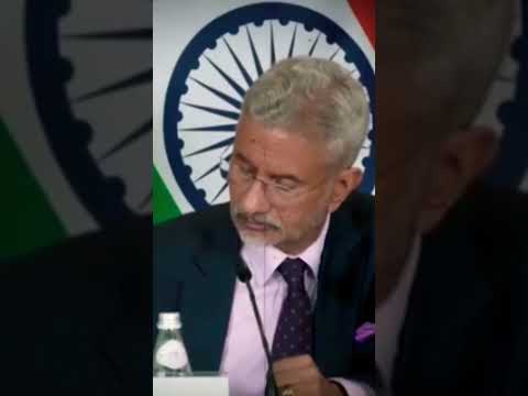 Jaishankar shuts BBC journalists over India - Russia relations. #diplomacy #geopolitics #modi