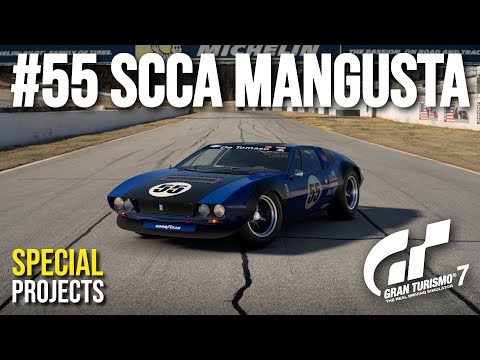 GT7 | #55 De Tomaso Mangusta SCCA Group 4 Build Tutorial | Special Projects