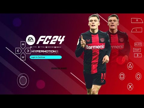 EA SPORTS FC 24 PPSSPP MOD ENGLISH VERSION LATEST UPDATE PES 2024 PSP CAMERA PS5