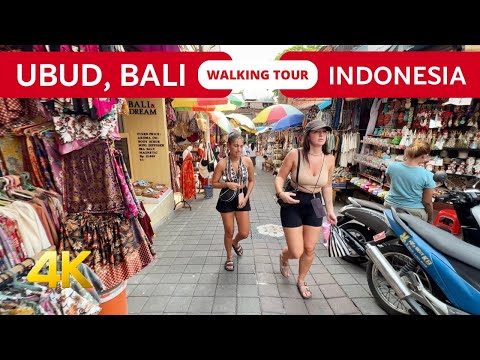 Ubud Bali Indonesia 2024 🇮🇩 Downtown Walking tour