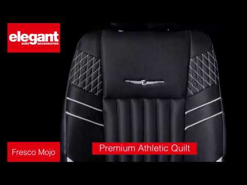 Fresco Mojo Car Seat Covers | Designer Seat Covers for Car | Sporty Fabric Seat Cover