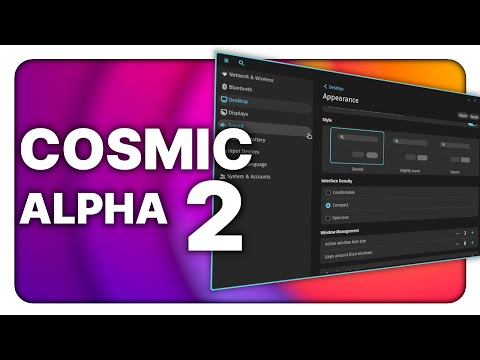 Cosmic Desktop Alpha 2: BIG PROGRESS for a month of work!