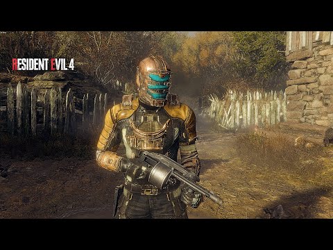 Resident Evil 4 Remake - Dead Space Remake Lvl. 1 Suit Mod Gameplay