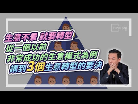 (字幕)生意不景 就要轉型，從一個以前 非常成功的生意模式為例，講到3個生意轉型的要決【HEA富｜郭釗】