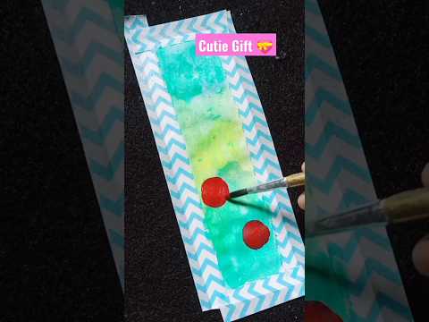 Easy Bookmark Idea #art #youtubeshorts #drawing #creative #artandcraft #satisfying #bookmarkpainting