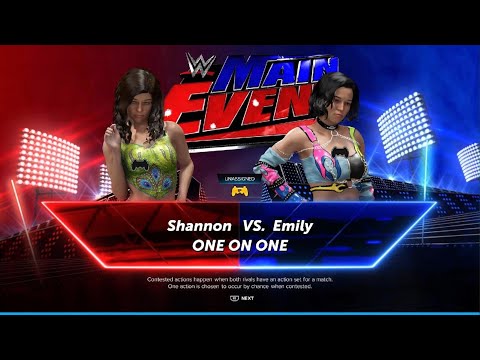 WWE 2K24 AWA Main event: Shannon vs Emily