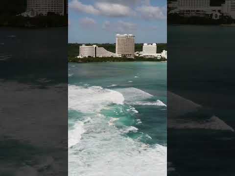 In the past 2 years we’ve been here, we have never seen Tumon Bay have such big waves! #guam