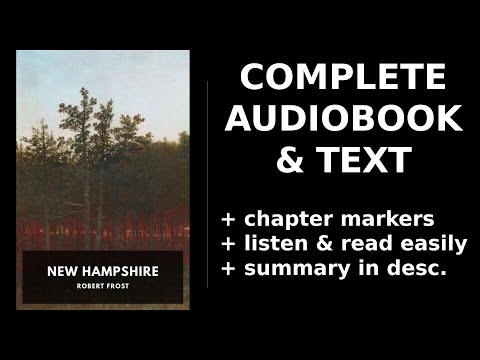 New Hampshire 🥇 By Robert Frost FULL Audiobook