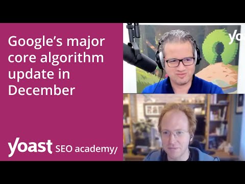 SEO news: Google's major core algorithm update in December