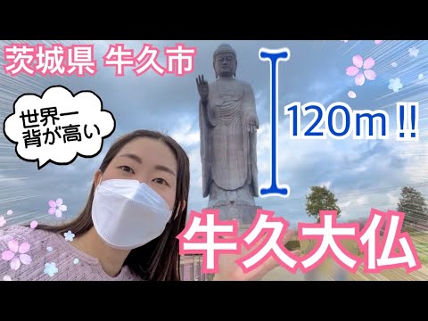 【茨城県 牛久市】牛久大仏の旅🌸ギネス世界記録認定！世界一背が高い大仏様【転勤旅日記】