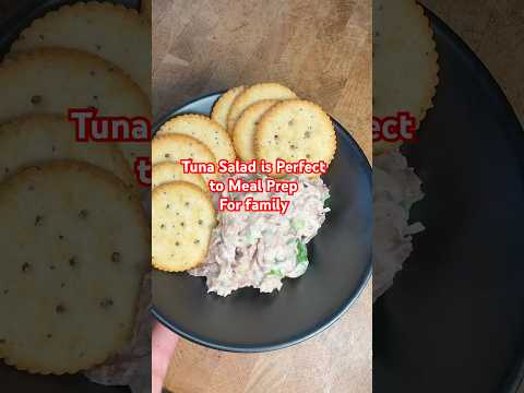 This was so good!  Love a perfect tuna salad for my family. #tunasalad #shorts #ytshorts #food #easy