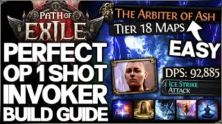 Path of Exile 2 - New GLOBAL 1 SHOT Invoker Build Found - Best OP Herald of Ice Combo - Monk Guide!