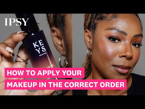 How to apply your makeup in the correct order