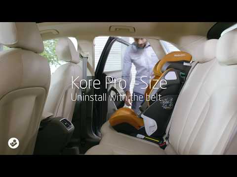 Maxi-Cosi l Kore Pro i-Size l How to uninstall when using car seat belt