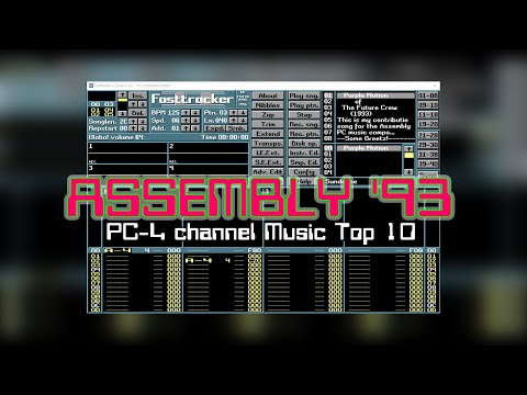 [Amiga Music] 90s Mod Tracker Music - ASSEMBLY 1993 PC-4 channel Music Top Ten