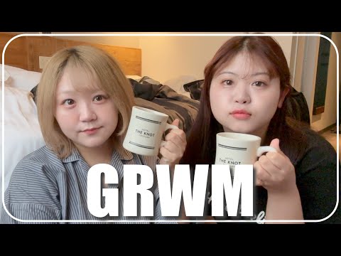 【GRWM】多界隈オタク姉妹のライブ余韻でまだ夢の中なのに喋りすぎな朝の身支度(?)