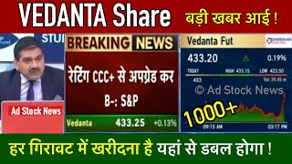 VEDANTA share news today,Buy or not ? Anil singhvi | Vedanta share latest news