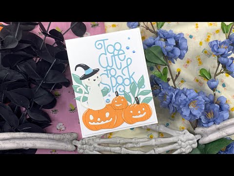 Clean & Simple Halloween Card! | AmyR Halloween 2023 Card Series #25