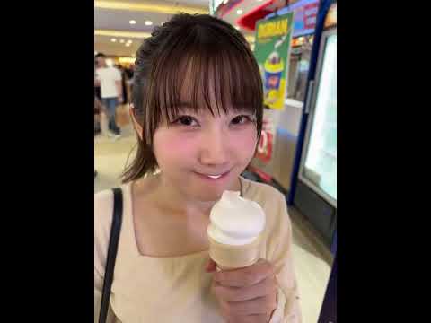 KLP48 甲斐心愛 食べて、食べて、食べて、食べて #Jakarta #icecream