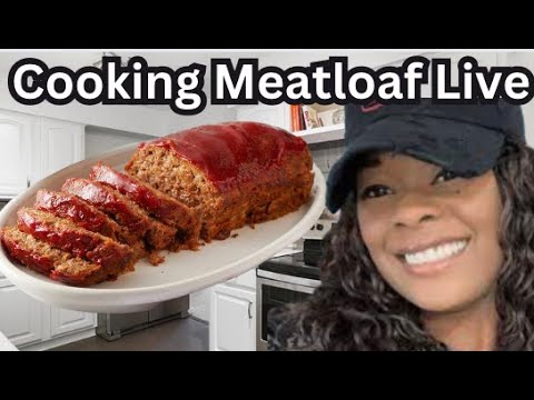 Gina Young Cooking Meatloaf Dinner Live