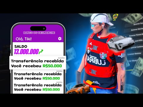 GANHEI $13 MILHÕES COM DESMANCHE DE CARROS VIPS NO GTA RP