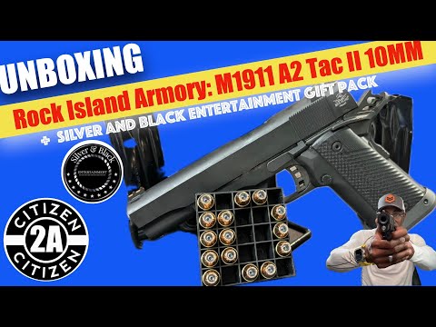 Rock Island Armory M1911 A2 Tac II 10MM Pistol Unboxing and Review