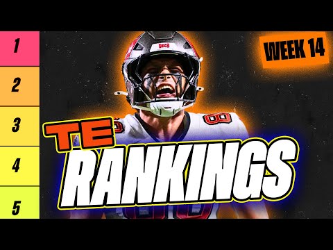 🔥 NEW Top 15 TE RANKINGS for Week 14 Fantasy Football 🚀 | Fantasy Football Rankings