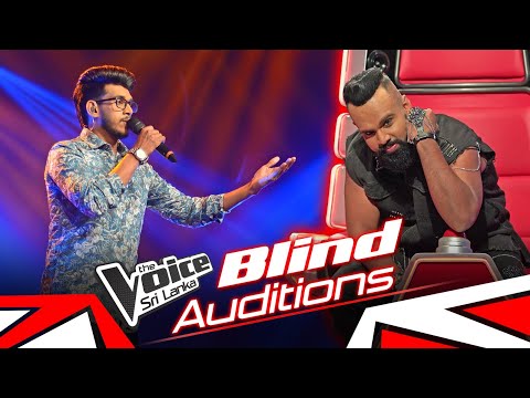 Gawesh Kaushan | Uththama Wan Lowa Pathala (උත්තම වන් ලොව ) | Blind Auditions | The Voice Sri Lanka