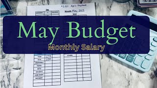 Budget With Me | Monthly Salary | May Budget