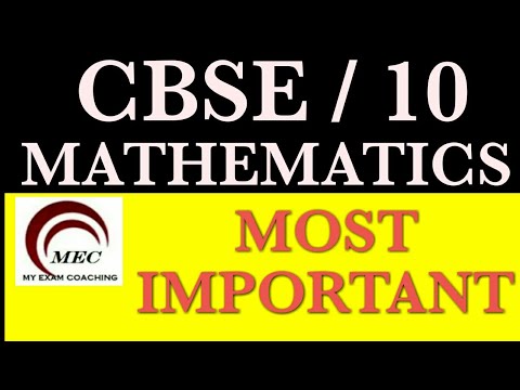 CLASS 10 - CBSE IMPORTANT