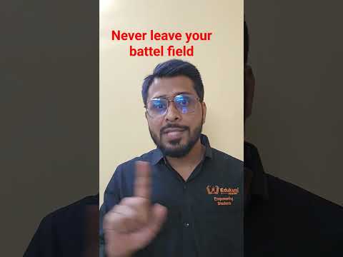 Never Leave your battel field #students #motivation