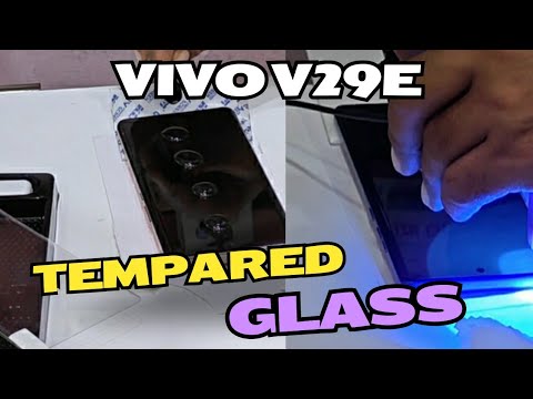 Vivo V29E 5g Tempered Glass Installation Vivo V29E 5g Screen Protector Glass