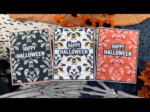 SSS LE Halloween Kit Unboxing + 3 EASY Cards! | AmyR Halloween 2023 Card Series #19