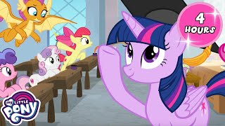 Twilight's Lessons at the School of Friendship 🎓🥰 | 4 HOURS | My Little Pony: Friendship is Magic