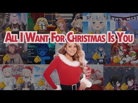 [Hololive Karaoke Mashup] All I Want For Christmas Is You - Mariah Carey by 16(+1) Members Hololive