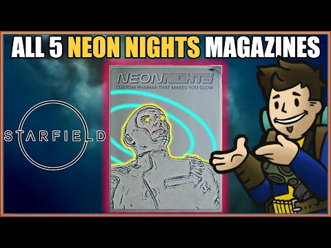 ALL 5 NEON NIGHTS MAGS (Book/Magazine) Locations | STARFIELD