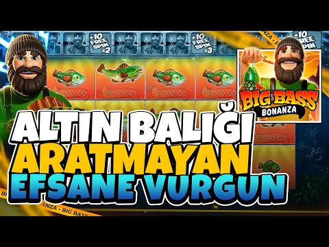 🎁 SLOT OYUNLARI 🐟 BIGGER BASS BONANZA ALTIN BALIK OLMASADA KAZANÇ OLUR