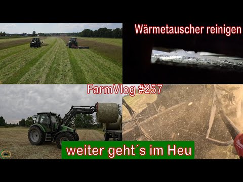 Farmvlog #257: Vollgas weiter im Heu | Dieseltank GERISSEN | Wärmetauscher reinigen