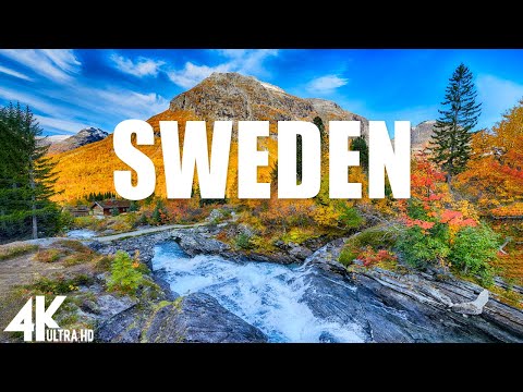 Autumn Sweden 4K Ultra HD • Stunning Footage Sweden, Scenic Relaxation Film with Calming Music.