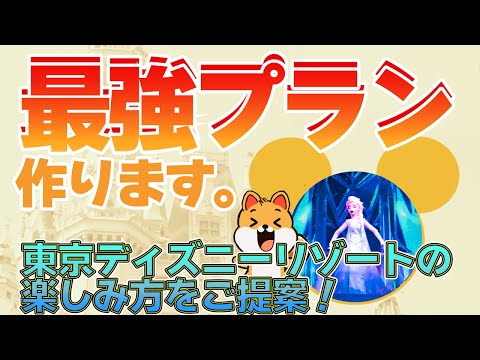 ディズニーパークを攻略する1日の過ごし方プランを個別に作成！ファンタジースプリングスや混雑時の楽しみ方のタイムスケジュール教えます♫(ランド/シー対応)