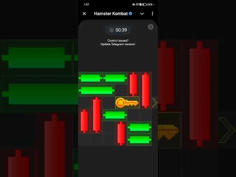 06 Aug - Hamster Kombat Mini Game SOLUTION - Move Market Candles And Get Keys