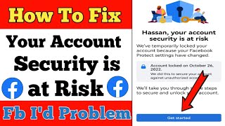 Your account security is at risk - Facebook Problem