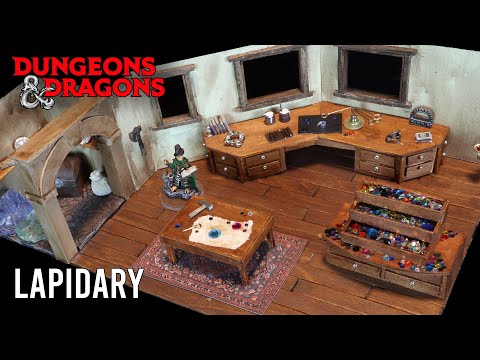 Gem Cutter's Workshop (Dungeons & Dragons Miniature Scenery) | Lapidary