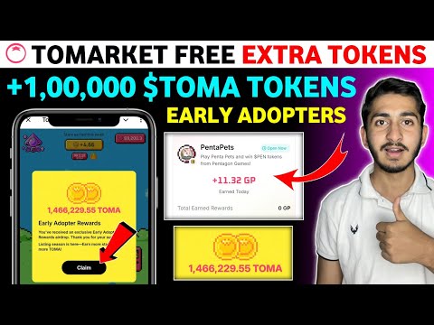 Tomarket early adopters Rewards | Tomarket new farming pool | Tomarket new update today