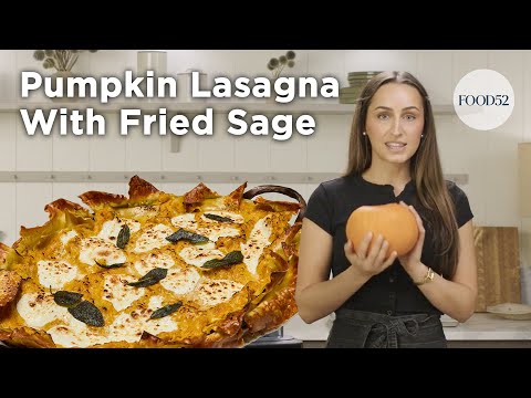 Pumpkin Lasagna with Fried Sage | Food52 + Vitamix