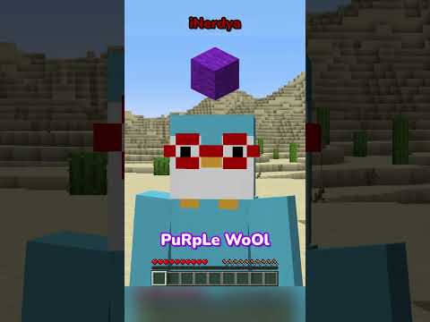 Minecraft, But If I See The Color Purple The Video Ends