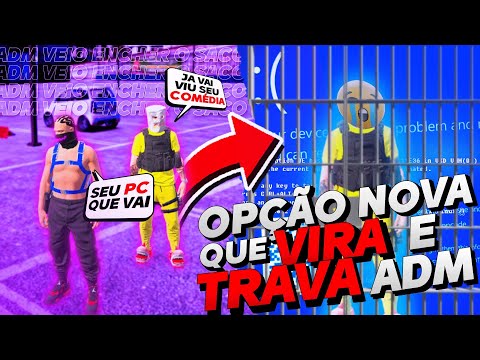 ESSA OPÇÕES É O TERROR DOS ADM TENTOU ME BANIR E PASSOU MAL COM TIKI MENU GTA RP