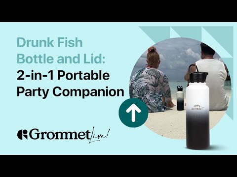 Sip Your Favorite Cocktail Discreetly with the Drunk Fish Bottle | Grommet Live