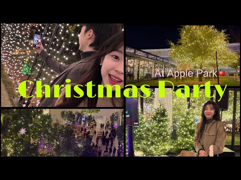 Vlog - Christmas Party at Apple Park🎄